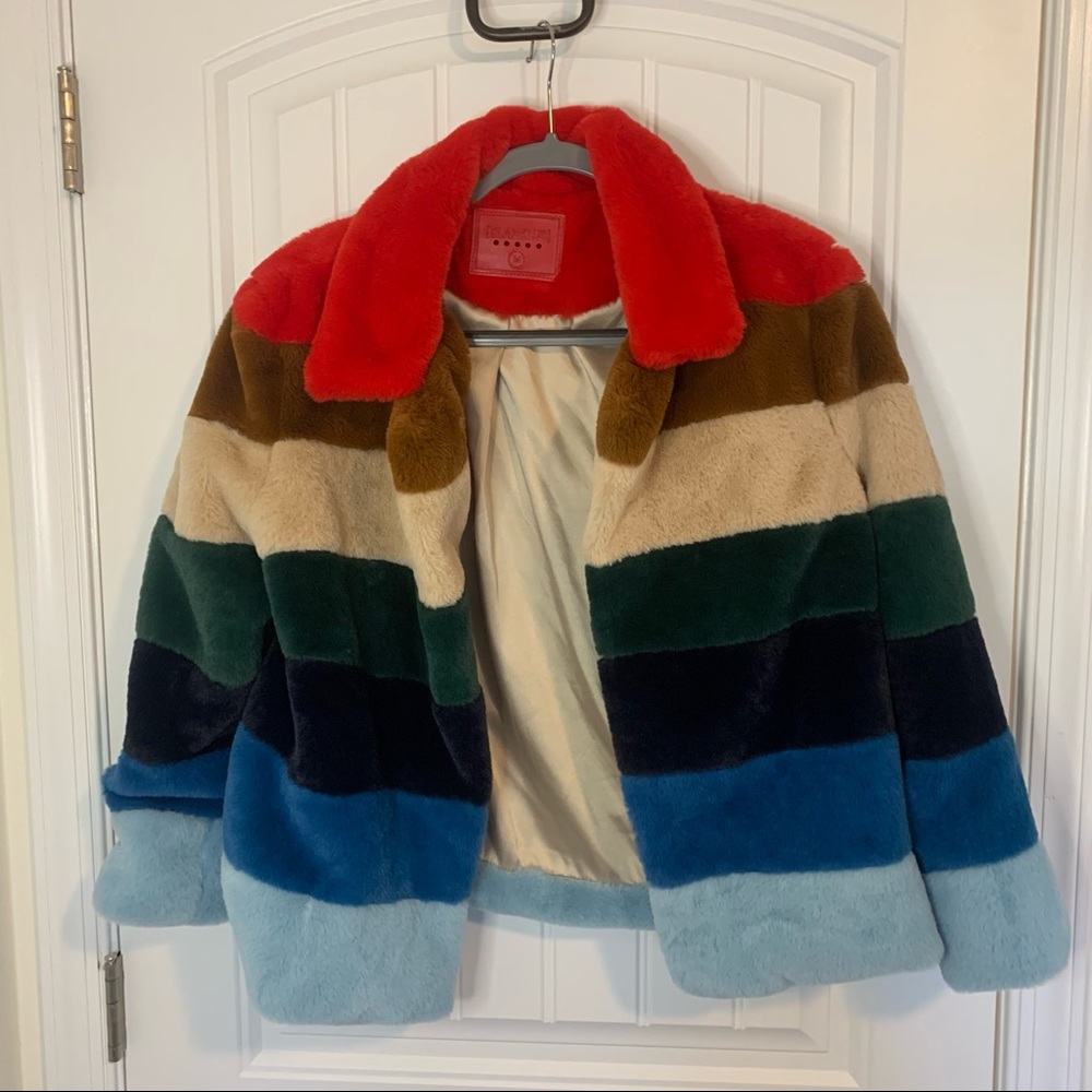 Blank NYC Rainbow Pop Coat